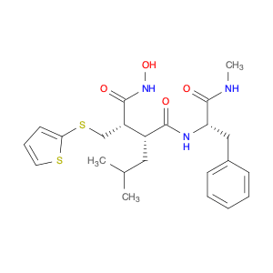 Butanediamide, N4-hydroxy-N1-[(1S)-2-(methylamino)-2-oxo-1-(phenylmethyl)ethyl]-2-(2-methylpropyl)…