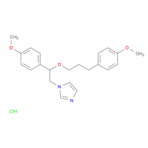 1H-Imidazole, 1-[2-(4-methoxyphenyl)-2-[3-(4-methoxyphenyl)propoxy]ethyl]-, hydrochloride (1:1)