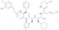 L-Histidinamide, N-[3-(3-hydroxy-4-iodophenyl)-1-oxopropyl]-L-phenylalanyl-N-[2-[[1-[(butylamino)c…