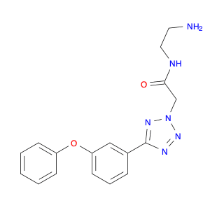 N-(2-Aminoethyl)-2-[5-(3-phenoxyphenyl)-2H-tetrazol-2-yl]acetamide