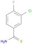 3-Chloro-4-fluorobenzothioamide