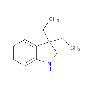 3,3-diethyl-2,3-dihydro-1H-indole
