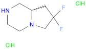 Pyrrolo[1,2-a]pyrazine, 7,7-difluorooctahydro-, hydrochloride (1:2), (8aS)-