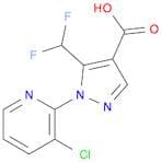 1-(3-chloropyridin-2-yl)-5-(difluoromethyl)-1H-pyrazole-4-carboxylic acid
