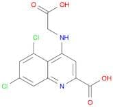 2-Quinolinecarboxylic acid, 4-[(carboxymethyl)amino]-5,7-dichloro-
