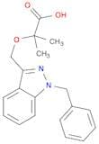 PROPANOIC ACID, 2-METHYL-2-[[1-(PHENYLMETHYL)-1H-INDAZOL-3-YL]METHOXY]-