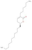 2H-PYRAN-2-ONE, 3-HEXYL-5,6-DIHYDRO-6-UNDECYL-, (S)-