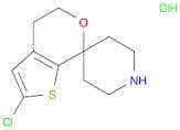 2'-Chloro-4',5'-dihydrospiro[piperidine-4,7'-thieno[2,3-c]pyran] hydrochloride