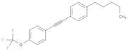 Benzene, 1-[(4-pentylphenyl)ethynyl]-4-(trifluoromethoxy)-