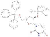Uridine, 3'-deoxy-2'-O-[(1,1-dimethylethyl)dimethylsilyl]-5'-O-(triphenylmethyl)-