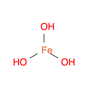 Iron hydroxide (Fe(OH)3)