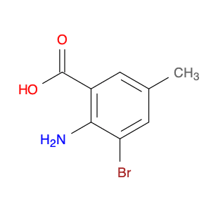 Benzoic acid, 2-amino-3-bromo-5-methyl-