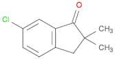 1H-INDEN-1-ONE, 6-CHLORO-2,3-DIHYDRO-2,2-DIMETHYL-