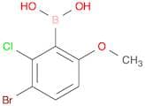 3-Bromo-2-chloro-6-methoxyphenylboronic acid