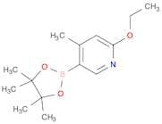 2-Ethoxy-4-methyl-5-(4,4,5,5-tetramethyl-1,3,2-dioxaborolan-2-yl)pyridine