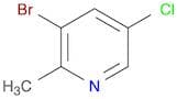 Pyridine, 3-bromo-5-chloro-2-methyl-