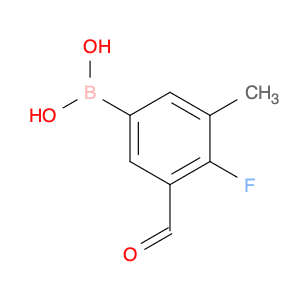 Boronic acid, B-(4-fluoro-3-formyl-5-methylphenyl)-