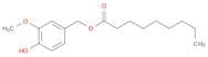 Nonanoic acid, (4-hydroxy-3-methoxyphenyl)methyl ester
