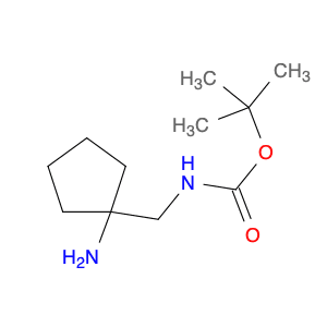 Carbamic acid, N-[(1-aminocyclopentyl)methyl]-, 1,1-dimethylethyl ester