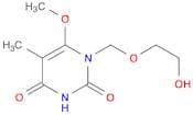2,4(1H,3H)-Pyrimidinedione, 1-[(2-hydroxyethoxy)methyl]-6-methoxy-5-methyl-