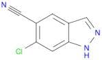 1H-Indazole-5-carbonitrile, 6-chloro-