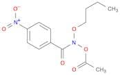 Acetic acid, butoxy(4-nitrobenzoyl)azanyl ester