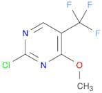 Pyrimidine, 2-chloro-4-methoxy-5-(trifluoromethyl)-