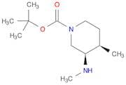 1-Piperidinecarboxylic acid, 4-methyl-3-(methylamino)-, 1,1-dimethylethyl ester, (3R,4R)-