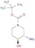 1-Piperidinecarboxylic acid, 3-amino-4-hydroxy-, 1,1-dimethylethyl ester, (3S,4S)-