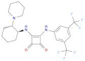 3-Cyclobutene-1,2-dione, 3-[[3,5-bis(trifluoromethyl)phenyl]amino]-4-[[(1S,2S)-2-(1-piperidinyl)cy…