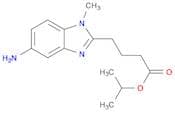 1H-Benzimidazole-2-butanoic acid, 5-amino-1-methyl-, 1-methylethyl ester