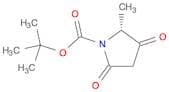 1-Pyrrolidinecarboxylic acid, 2-methyl-3,5-dioxo-, 1,1-dimethylethyl ester, (2R)-