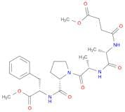 L-Phenylalanine, N-[1-[N-[N-(4-methoxy-1,4-dioxobutyl)-L-alanyl]-L-alanyl]-L-prolyl]-, methyl este…