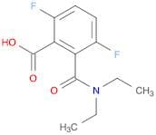 BENZOIC ACID, 2-[(DIETHYLAMINO)CARBONYL]-3,6-DIFLUORO-