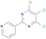 Pyrimidine, 4,5,6-trichloro-2-(3-pyridinyl)-