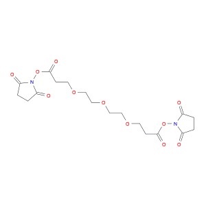 Propanoic acid, 3,3'-[oxybis(2,1-ethanediyloxy)]bis-, 1,1'-bis(2,5-dioxo-1-pyrrolidinyl) ester