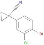 Cyclopropanecarbonitrile, 1-(4-bromo-3-chlorophenyl)-