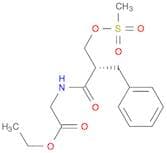 (S)-Ethyl 2-(2-benzyl-3-((methylsulfonyl)oxy)propanamido)acetate