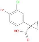 1-(4-Bromo-3-chlorophenyl)cyclopropane-1-carboxylic acid