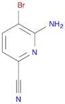 2-Pyridinecarbonitrile, 6-amino-5-bromo-