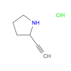 Pyrrolidine, 2-ethynyl-, hydrochloride (1:1)