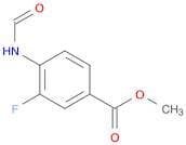 Benzoic acid, 3-fluoro-4-(formylamino)-, methyl ester