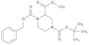 4-N-Boc-1-n-cbz-piperazine-2-carboxylic acid methyl ester