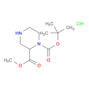 1-tert-Butyl 2-methyl piperazine-1,2-dicarboxylate hydrochloride