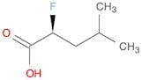 Pentanoic acid, 2-fluoro-4-methyl-, (2S)-