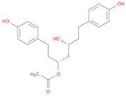 3,5-Heptanediol, 1,7-bis(4-hydroxyphenyl)-, 3-acetate, (3R,5R)-
