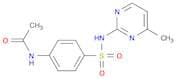 Acetamide, N-[4-[[(4-methyl-2-pyrimidinyl)amino]sulfonyl]phenyl]-