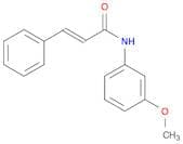 2-Propenamide, N-(3-methoxyphenyl)-3-phenyl-, (2E)-