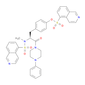 5-Isoquinolinesulfonic acid, 4-[(2S)-2-[(5-isoquinolinylsulfonyl)methylamino]-3-oxo-3-(4-phenyl-1-…