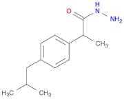 Benzeneacetic acid, α-methyl-4-(2-methylpropyl)-, hydrazide